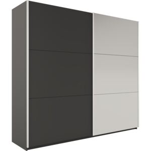 Stolar Šatní skříň Vigo Barva: Černá, Šířka: 225 cm