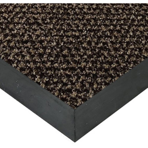 FLOMAT Hnědá textilní vstupní vnitřní čistící rohož Alanis - 70 x 100 x 0,75 cm