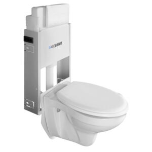 WC SADA závěsné WC TAURUS s podomítkovou nádržkou GEBERIT pro zazdění