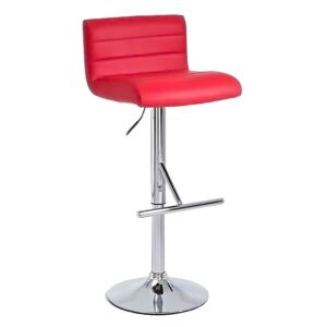 BHM Germany Barová židle Leonidas (SET 2 ks) červená