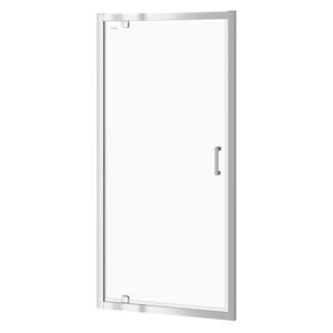CERSANIT - Sprchové dveře BASIC 80x185, kyvné, čiré sklo (S158-001)
