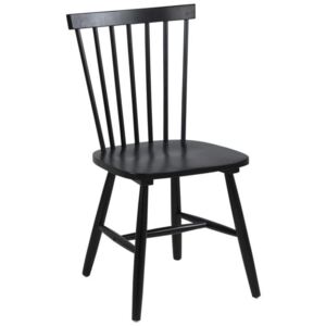 Jídelní židle Wood, černá