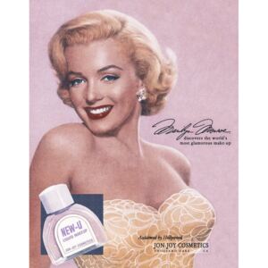 Plechová cedule: Marilyn Monroe (New-U) - 40x30 cm
