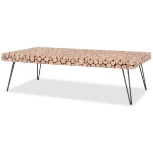Konferenční stolek přírodní dřevo 120,5 x 60,5 x 35 cm