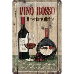 Nostalgic Art Plechová cedule – Vino Rosso - 20x30 cm