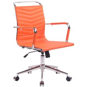 BHM Germany Kancelářská židle Burnle, oranžová