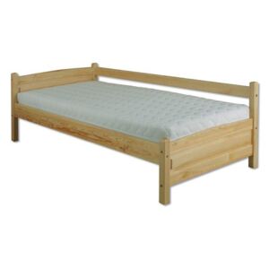 Dřevěná postel 90x200 LK133 borovice
