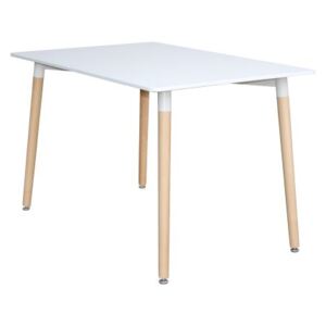 Jídelní stůl VISBY 120x80 bílý (Jídlení stůl)