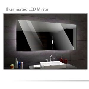 Koupelnové zrcadlo s LED podsvětlením 60x40 cm DUBAI