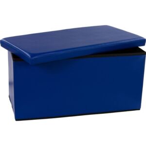 STILISTA M06478 Skládací lavice s úložným prostorem - modrá