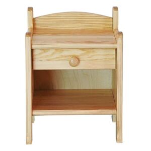 Vomaks Noční stolek VM 132 surové dřevo