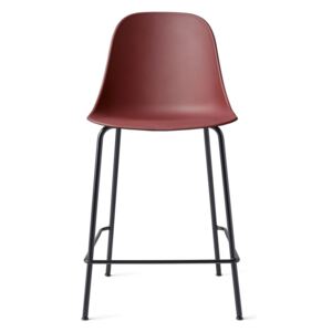 Menu Barová židle Harbour Side Chair 63 cm, burned red/black steel