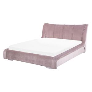 Vodní postel 180 x 200 cm růžová NANTES