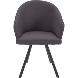 Danish Style Jídelní židle Milan (SET 2 ks), antracitová