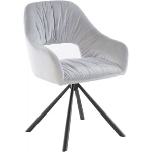 Danish Style Jídelní židle Garry (SET 2 ks), světle šedá