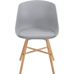 Danish Style Jídelní židle Pula (SET 2 ks), šedá