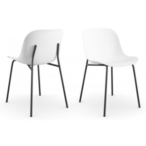 Danish Style Židle Filuet (SET 2ks), /černá bílá