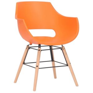 BHM Germany Jídelní židle Skien, oranžová žlutá