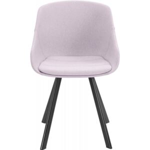 Danish Style Jídelní židle Iskar (SET 2 ks), antracitová růžová antracitová / růžová