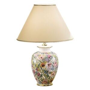 Kolarz PANSE stolní lampa s květinovým vzorem, výška 57 cm