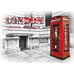 Postershop Fototapeta: London, United Kingdom - 184x254 cm