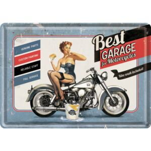 Nostalgic Art Plechová pohlednice - Best Garage for Motorcycles