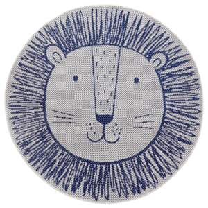 Hanse Home Collection koberce Dětský kusový koberec Flatweave Kids Rugs 104882 Cream/Blue - 120x120 (průměr) kruh cm