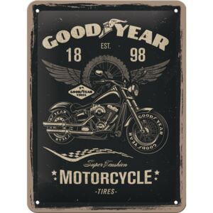 Nostalgic Art Plechová cedule: Good Year (Motorcycle) - 20x15 cm