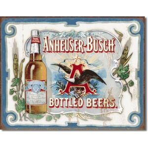 Plechová cedule Anheuser Busch - Bottled Beers