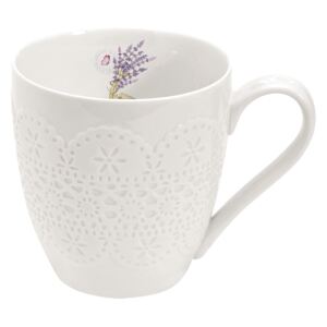 Easy Life Porcelánový hrnek na čaj levandule - 350ml