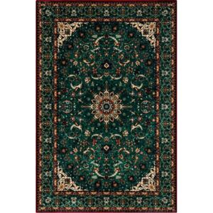 Kusový koberec vlněný Agnella Diamond Damore Smaragd Zelený Rozměr: 133x195 cm