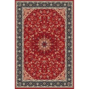 Kusový koberec vlněný Agnella Diamond Damore Bordó Červený Rozměr: 170x240 cm