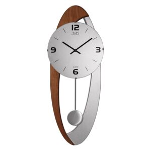 Dřevěné skleněné designové kyvadlové nástěnné hodiny JVD N15021/11 (POŠTOVNÉ ZDARMA!!)