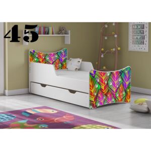 Plastiko Dětská postel Barvy - 45