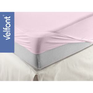 Velfont HPU Respira prostěradlo a matracový chránič 120x200 cm - světle růžová