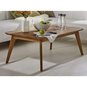 Obdélníkový konferenční stolek z dubového masivu OLPE - skandinávský design
