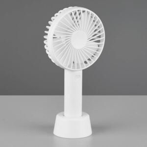 Stolní ventilátor Windy, USB/baterie, bílá
