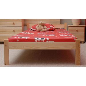 Dřevěná postel Kaja 90x200 + rošt ZDARMA - borovice