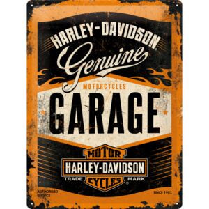 Nostalgic Art Plechová cedule: Harley-Davidson (Garage) - 40x30 cm