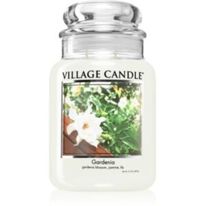 Village Candle Gardenia vonná svíčka (Glass Lid) 602 g
