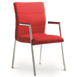 LD SEATING Konferenční židle LASER 680-K-N2, kostra efekt hliník