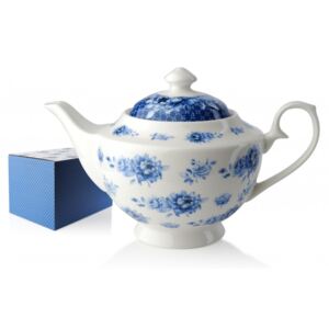 Porcelánová čajová konvice modré květy Mondex HTNF7822