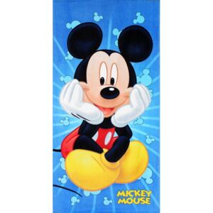 Setino • Bavlněná plážová osuška Mickey Mouse - Disney - 100% bavlna - 70 x 140 cm