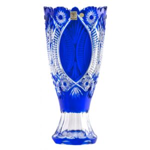 Váza Derby panel, barva modrá, výška 255 mm