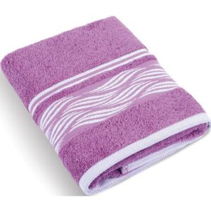 Froté ručník Vlnky 480 g/m2 - lila