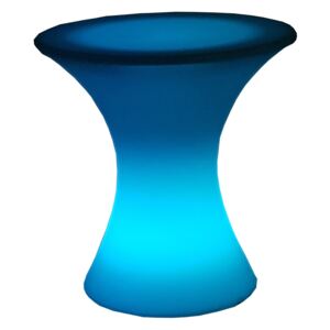 Svítící nábytek LED stolek se sklem FIREFLY - Sleva