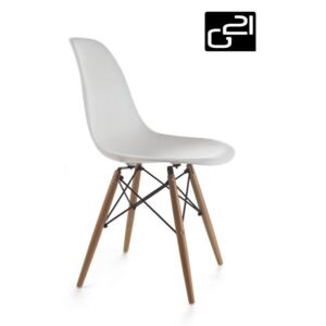 P51738 Designová židle G21 Timber White