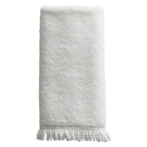 Bílý ručník Fringes 30x50 cm (kód TYDEN na -20 %)