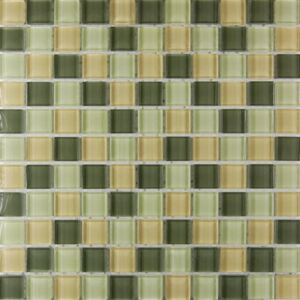Maxwhite ASHS001 Mozaika skleněná, hnědá, zelená