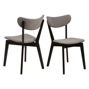 ACTONA Jídelní židle Roxby šedá / set 2 ks 79,5 × 45 × 55 cm